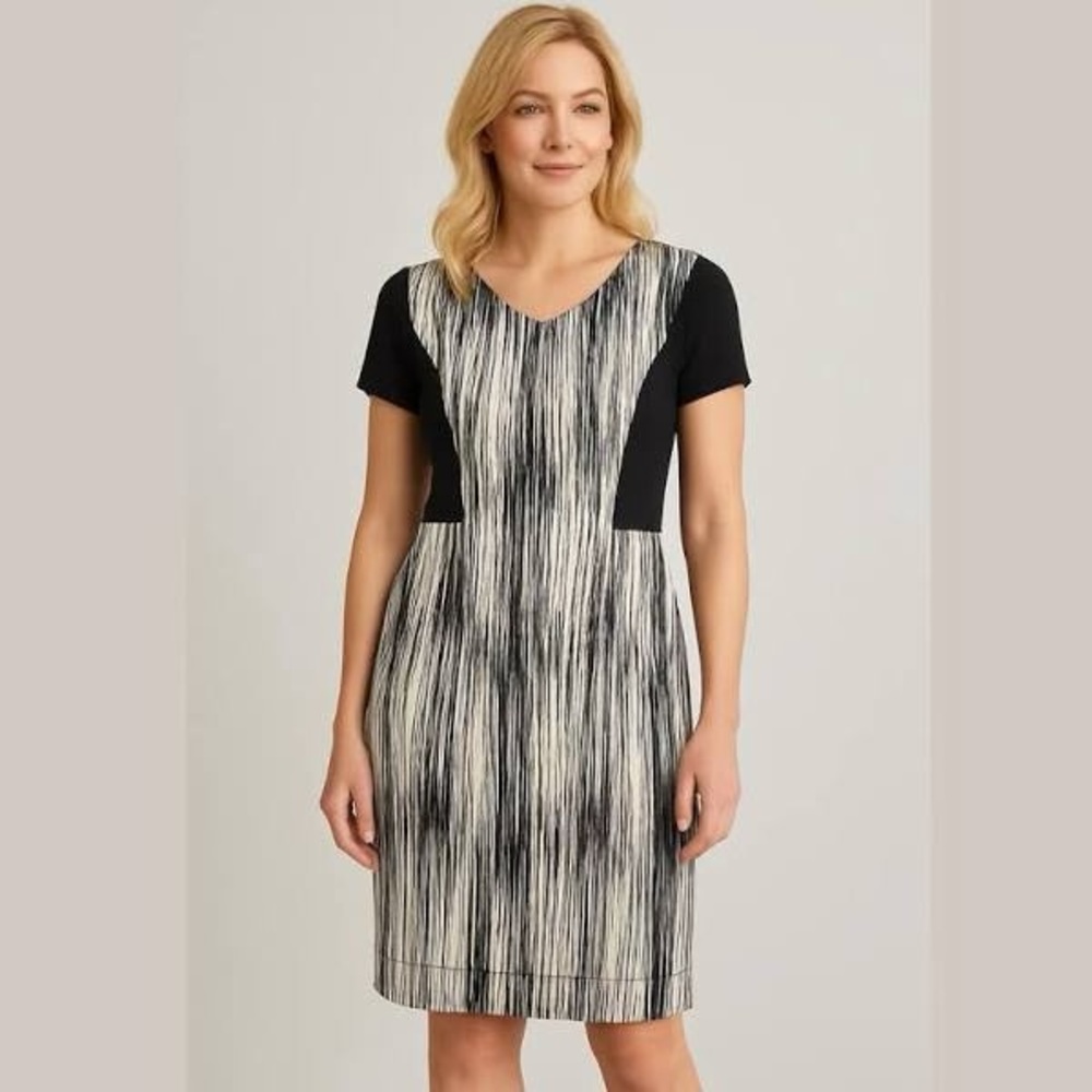 10 Crosby Derek Lam Black and White Dress